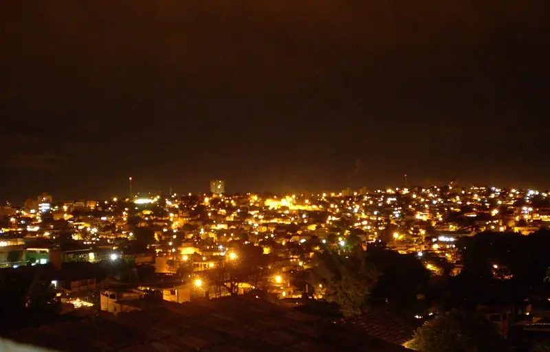 Vista noturna do Boa Vista, bairro Boa Vista, Belo Horizonte