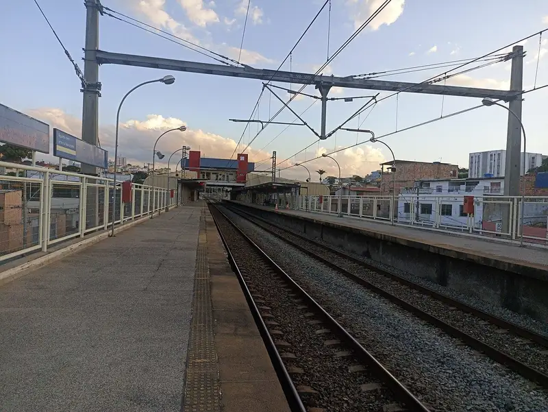 Estação Floramar do metrô, bairro Floramar, Belo Horizonte