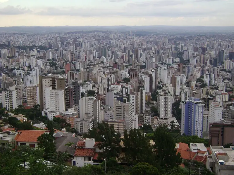 Vista dos bairros São Pedro e Santo Antônio, bairro São Pedro, Belo Horizonte